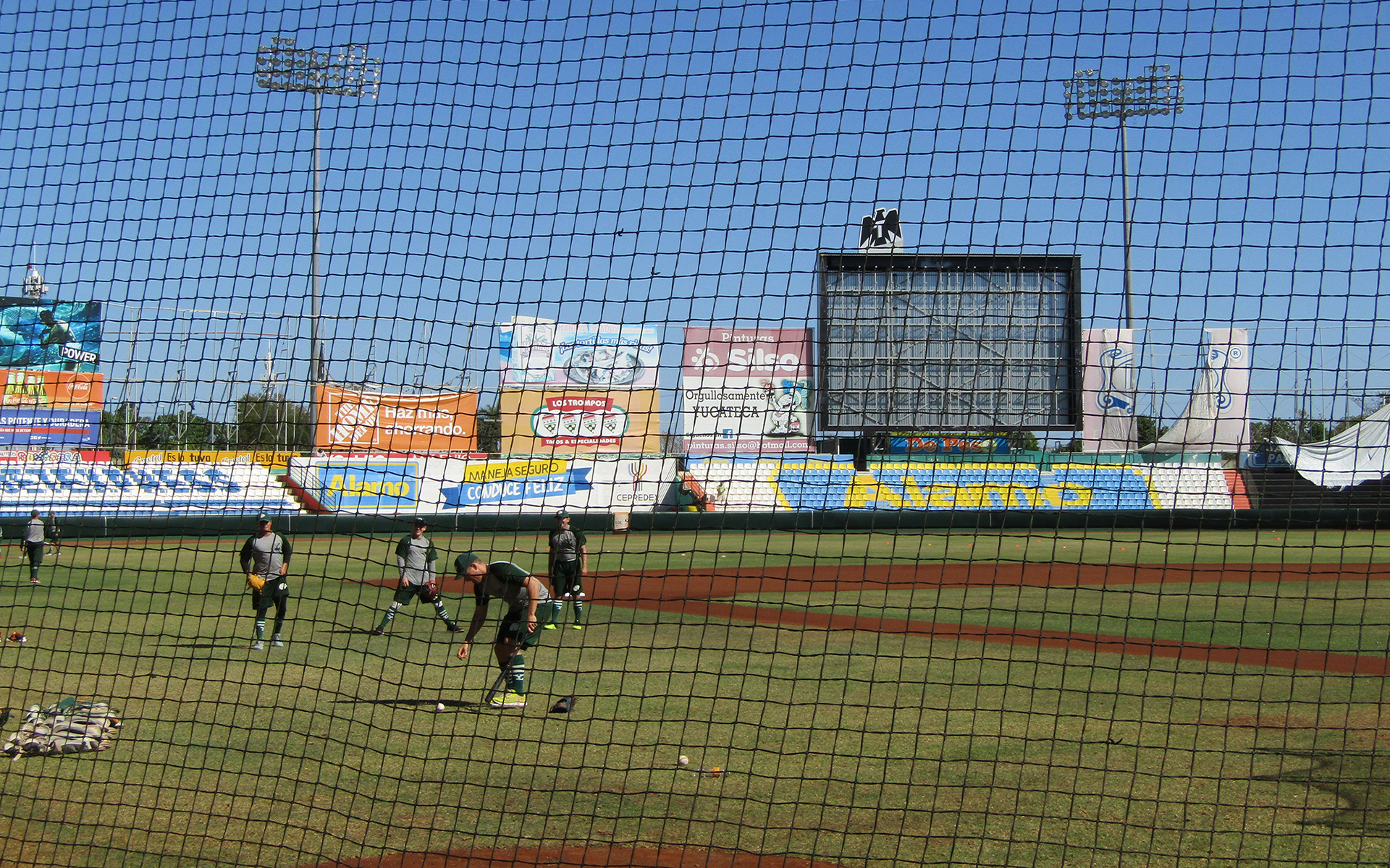 Redes perimetrales para campos de Beisbol